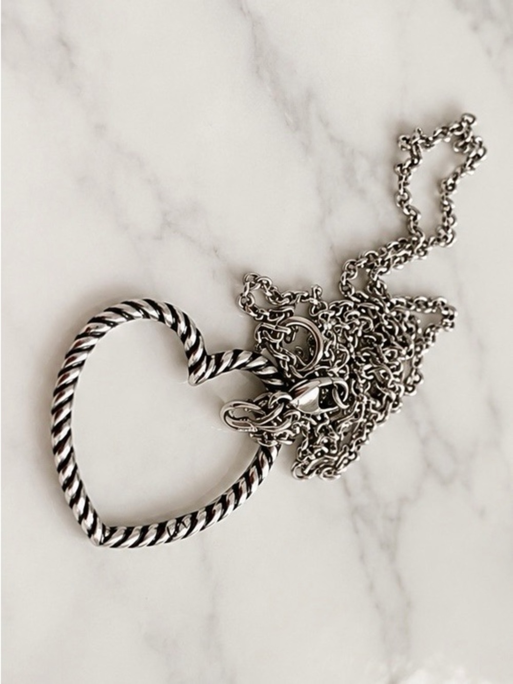 Authentic James Avery Heart charm Necklace